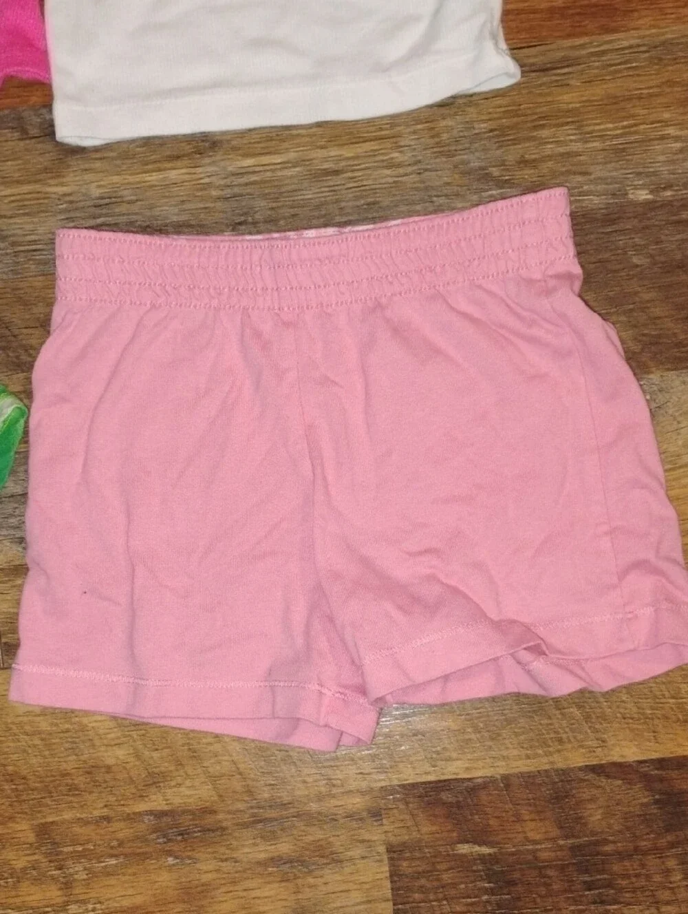 Girls 4/5 Mixed Clothing Bundle with Pink, Green, Gray, White Pieces